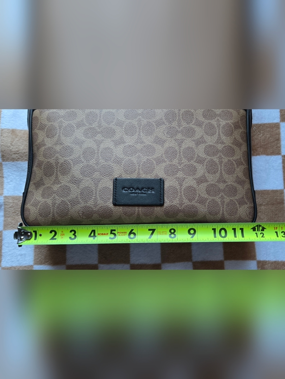 Coach District Bag In Signature Canvas And Pebble Leather - Picture 9 of 11